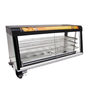 Commercial 3/4 Layer Warmer Showcase Hot Food display cabinets