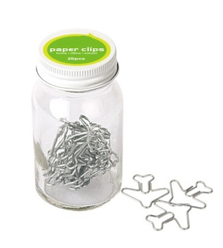 Paper clips-plane shape