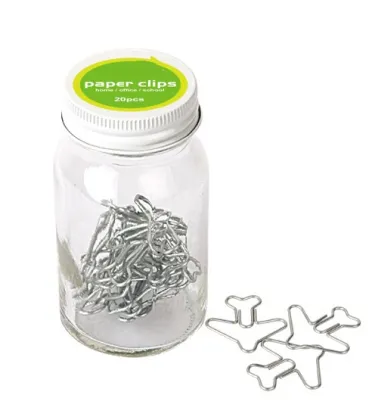 Paper clips-plane shape