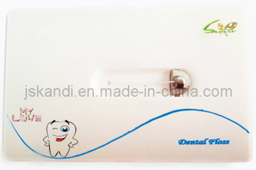 Dental Floss Card with Printing Color as 20 Metre Mint Floss