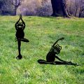 Metal Yoga Kurbağa Bahçe Kazıkları