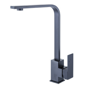 욕실 스테인레스 스틸 블랙 컬러 주방 세면기 수도꼭지 탭 믹서