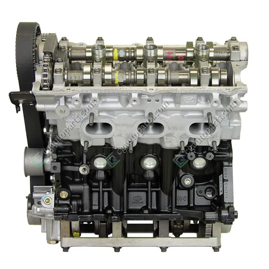 CG Auto Parts Gasoline Rebuilt Bare Engine Long Block G6BA 2.7L for Hyundai KIA