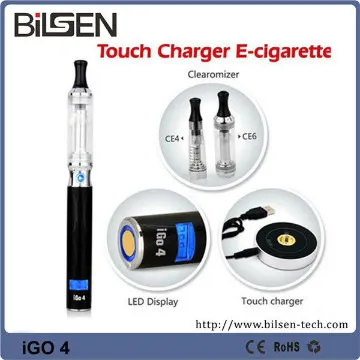 Most Popular electronic cigarette IGO4 Starter kit with LED screen