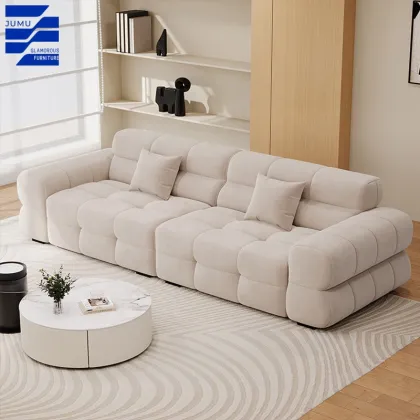 Modern Luxury Reclining Modular Sofa with Lazy Lounge Feature