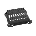 Heavy-duty square cast iron ditch grille