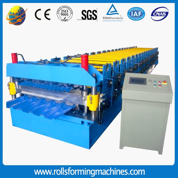 Sheet metal roll forming machines