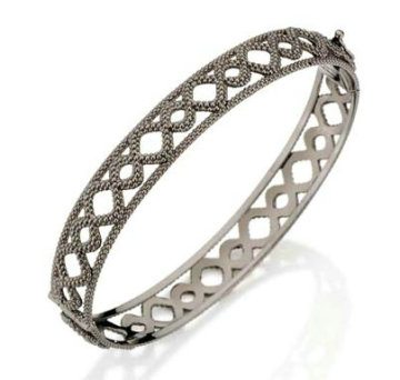 Silver Plated Bangle 1224-UU