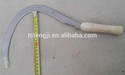 TANGSHAN CITY WOODEN HANDLE GARDEN TOOLS SICKLE S202