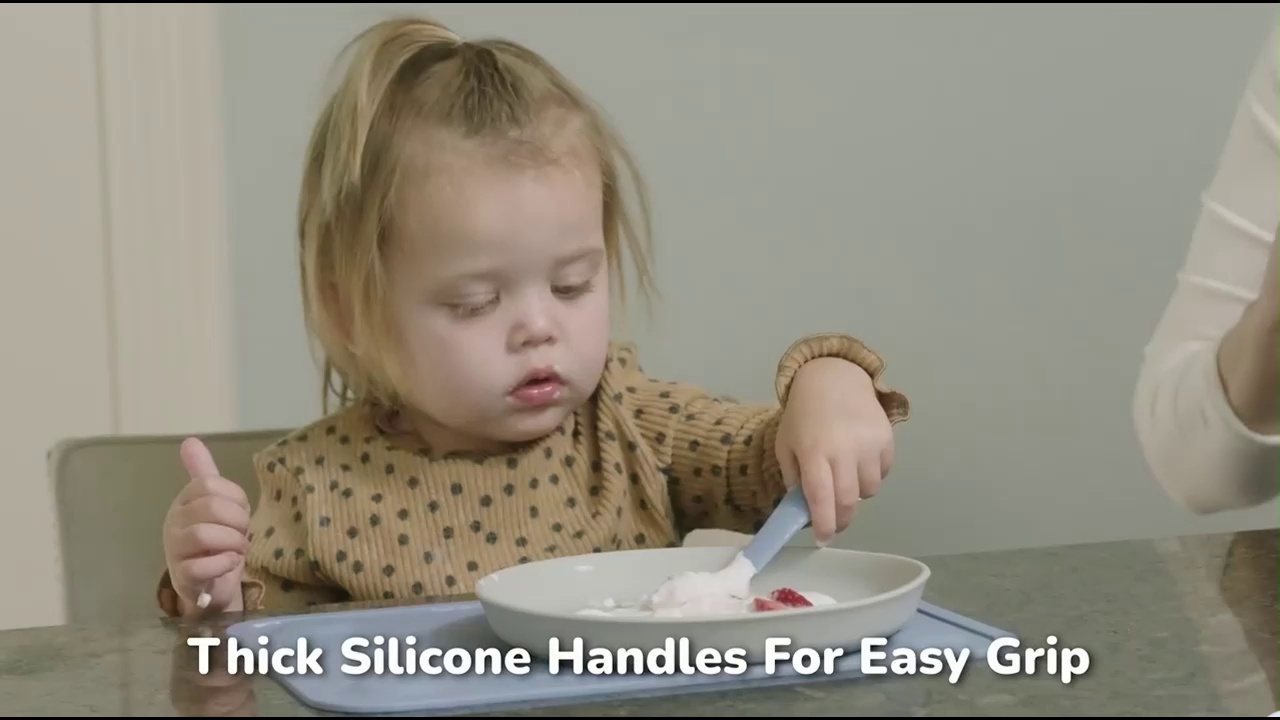 Silicone knife and fork