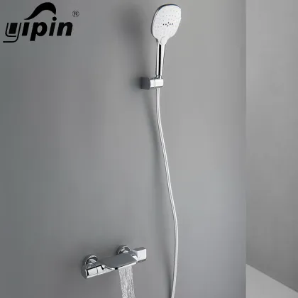 Hot Sale Thermostatic Wall Mount Bathtub and Bathroom Bathing Shower Set