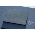 Grey Micro Pattern 50% Wool Fabric