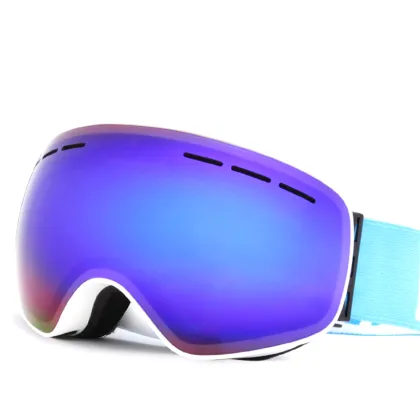 Low Light Men's Mirrored Ski Goggles Anti Fog
