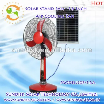 Fan Solar - 16 Inch Solar Stand fan