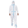 Protective coverall coverall ppe suit with tape