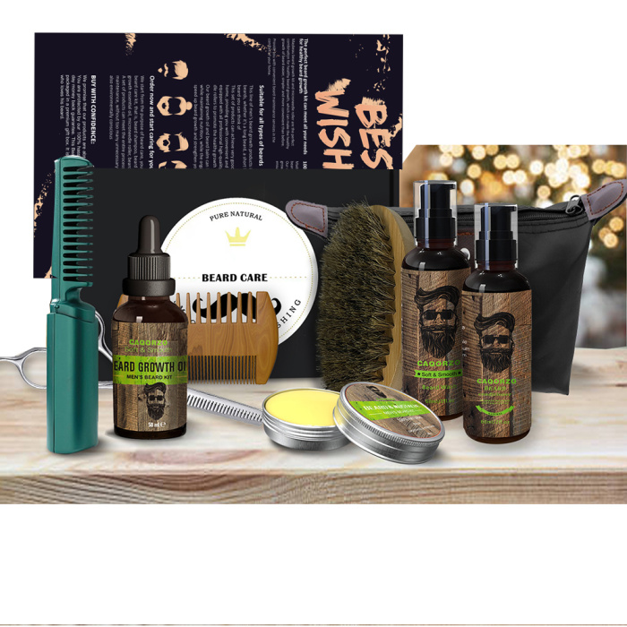 Conjunto de barba masculina de 10 peça