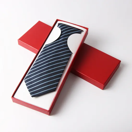 Paper packaging box for tie