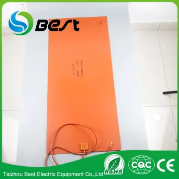 1.5mm silicone rubber heater 500mm 220 volt with thermostat