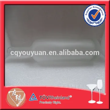 White Round Shape 750ML Cork Clear Glass Wine Bottle Acid Etch Glass Bottle
