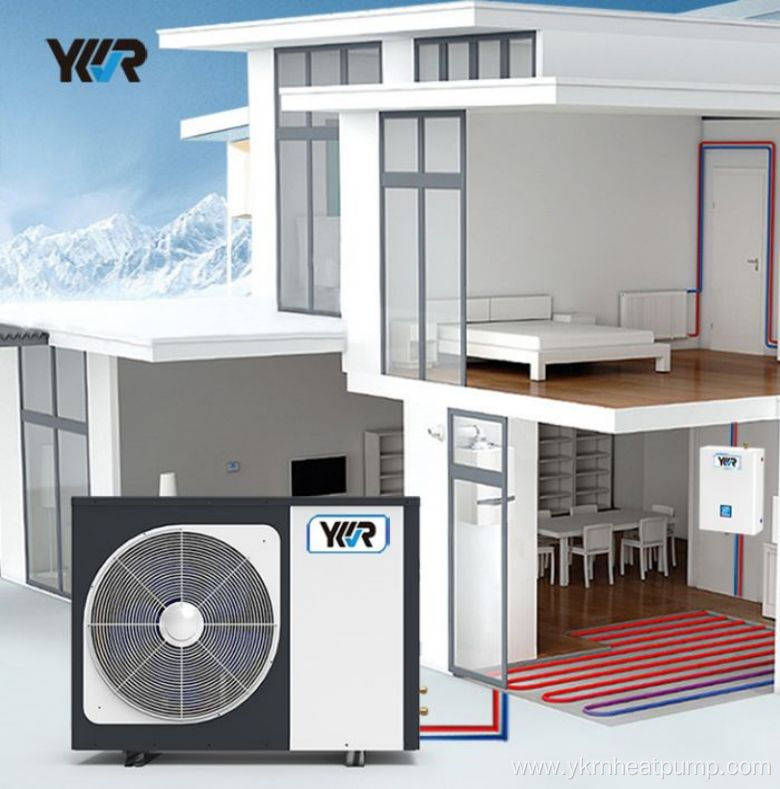 heatpump air source for house heating cooling