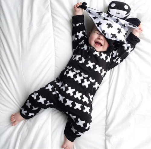 2020 New Fashion Baby Clothing Set Unisex Cotton Long Sleeve Cross Pattern Toddler Romper Newborn Baby Boy Girl Clothes Set