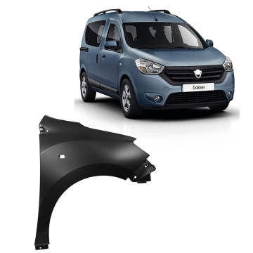 Pannello Fender anteriore laterale di sostituzione OEM per Dacia Dokker 2012-2015