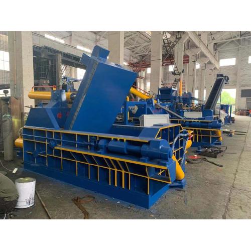 Hydraulic Turn-out Waste Sheet Iron Shavings Baler Machine