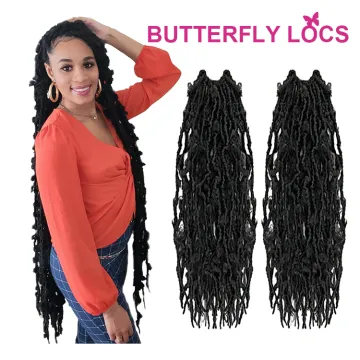 Handmade 613 Best Soft Wholersalers 36" 24" Braid 24 Strand Color Faux 24In Long Distressed 36 Inch Butterfly Crochet Hair
