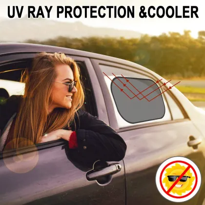 Magnetic Collapsible Automotive Window Sun Shade 30x50cm