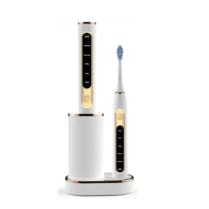 C&C Magnetic Levitation Toothbrush Stand: Dual-Mode Charging with DuPont Nylon Bristles