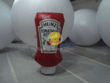 Total Digital Printed Fireproof Custom Can Shaped Balloons With 0.28mm Pvc For Promotion