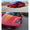 Chrome Vinyl Car Wrap Red