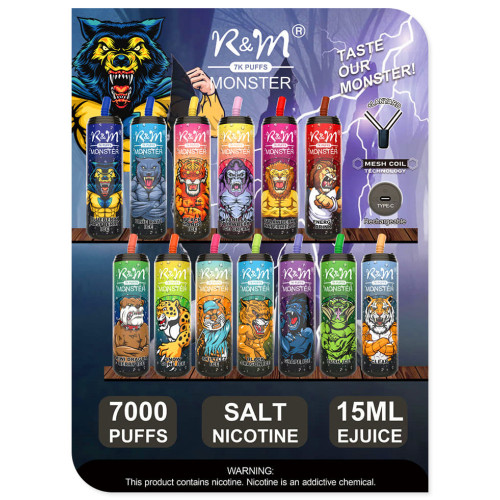 Disposable Vape Kit R&M Monster 7000 puffs