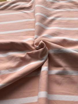 pink stripe yarn dyed polyster fabric