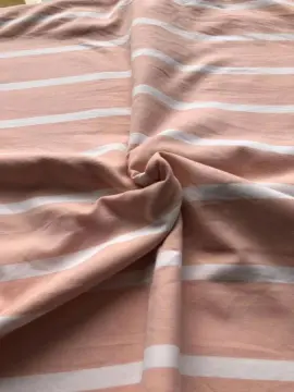 pink stripe yarn dyed polyster fabric