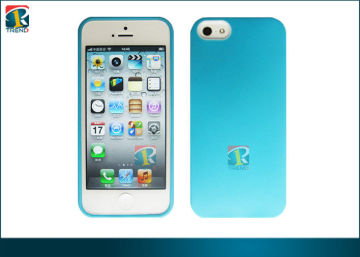 Iphone 5 Protective Case,blue Flexibility Hybrid Pc / Tpu Protective Cover,case For Iphone5