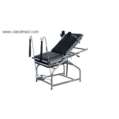 Spray gynecology bed