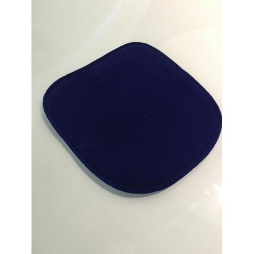 Popular dark blue velvet washable seat cushion