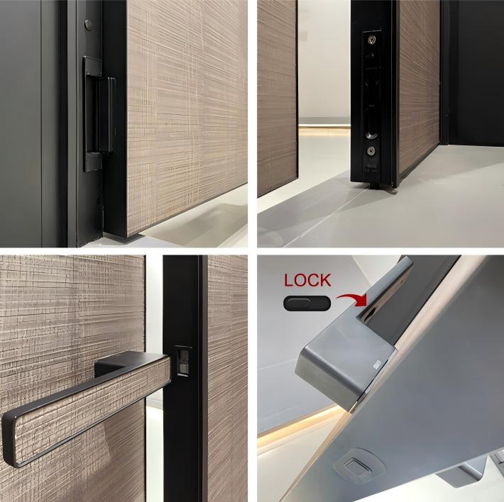 bedroom door opening outwards