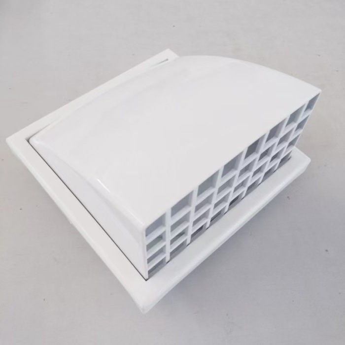 Ventilasi pembuangan penutup hujan dinding eksterior ABS