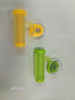 Clip squeezer saving toothpaste