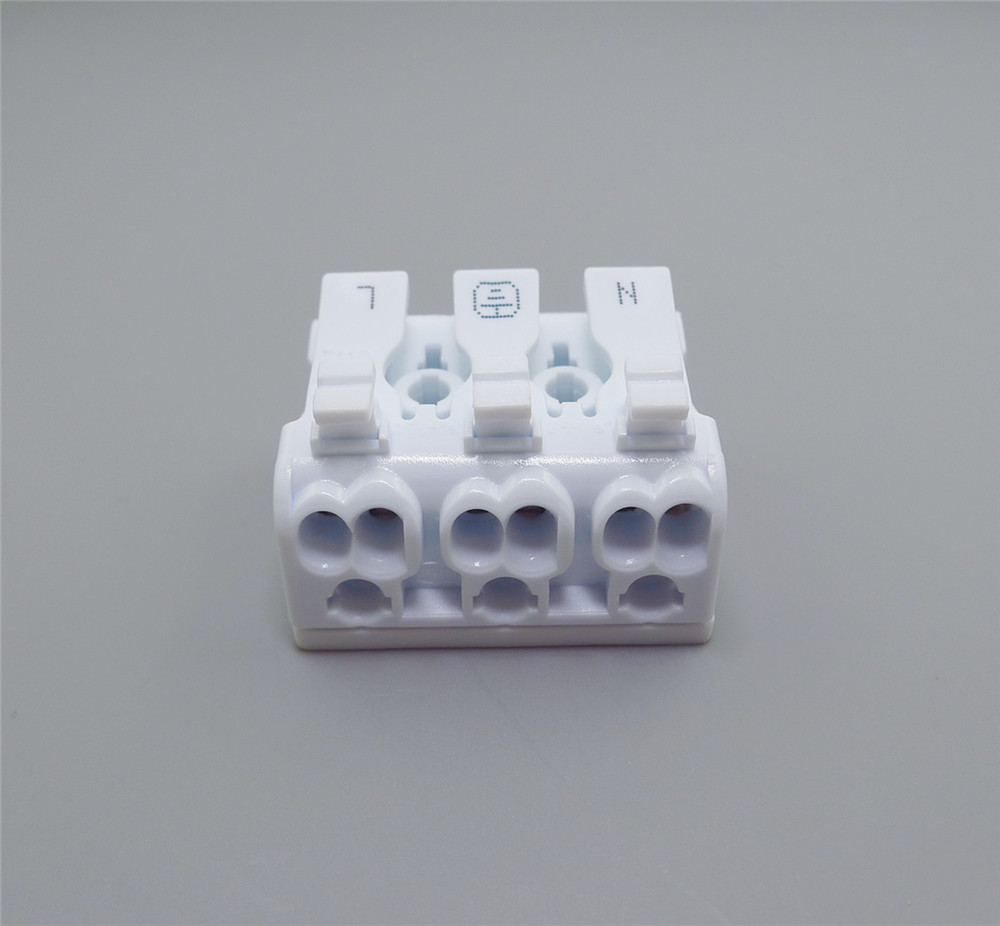 P3f Connection 3 ports fast connection push wire connector China Manufacturers ...