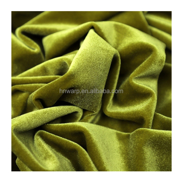 Warp Knitted Polyester Spandex KS Velvet Stretch Fabric for Garments