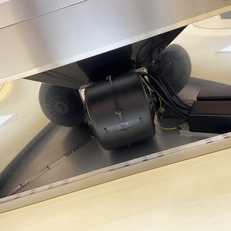 Large Suction Tower Type Range Hood With ETL Certificate North America Market Kitchen Chimney Hood