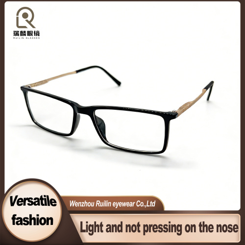 Armações ópticas de metal TR90 com design full-frame