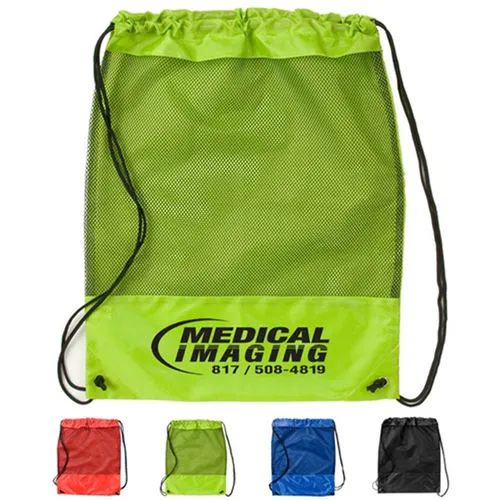 Polyester Mesh Drawstring Bag