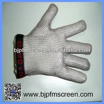 Stainless Steel Metal Mesh Cut Resistant Gloves Suppier