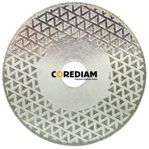 Two Sides Coated Starred Diamond Saw Blade