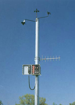 wind measuring pole