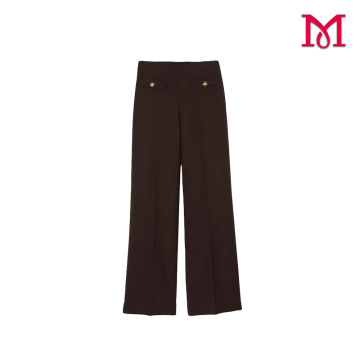 Pantalón evasé acampanado con estilo para mujer